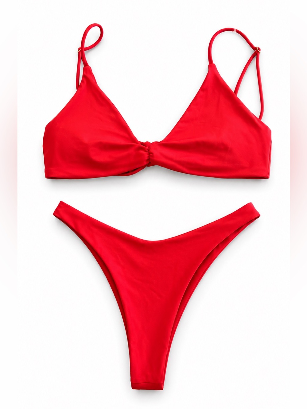 Skatie Freedom Red Bikini Set, Betsy Top, Teeny Bottom M